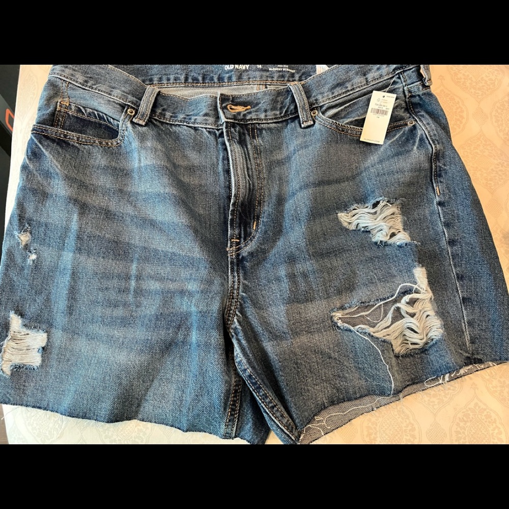 Old Navy Slouchy Slim Jean shorts